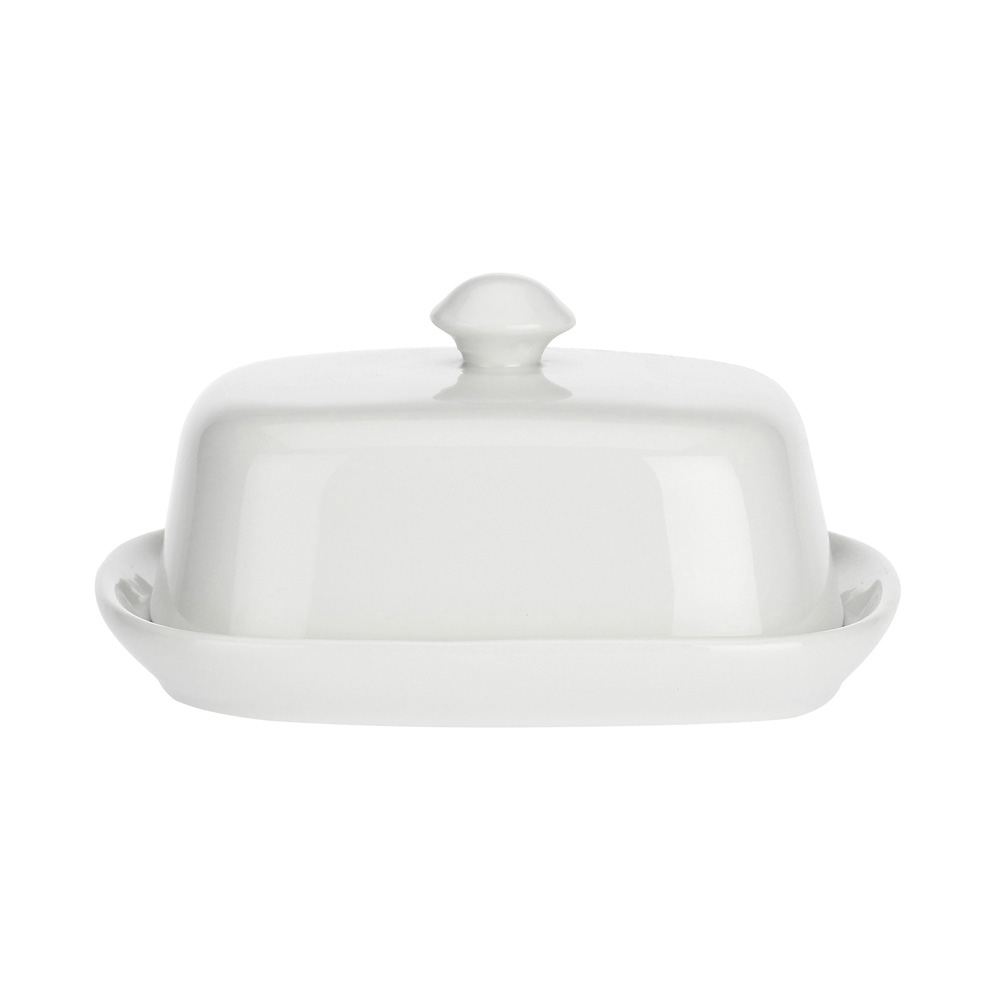 Масленка La Porcellana Bianca TERRINE, фарфор, 12 х 9,5 см