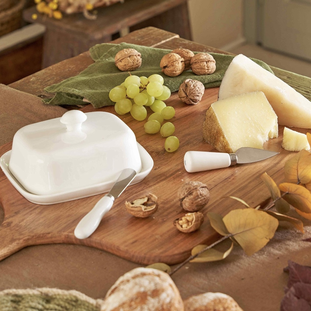 Масленка La Porcellana Bianca TERRINE, фарфор, диам. 14 х 11 см