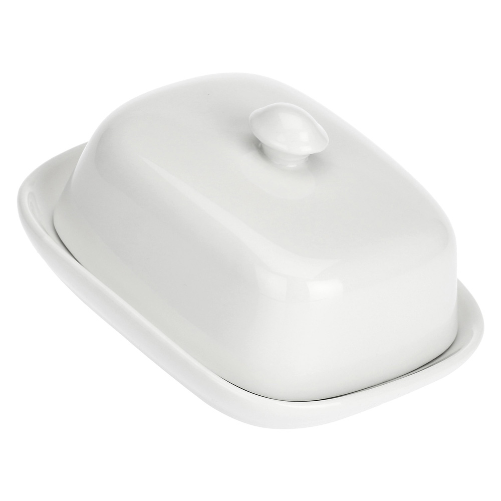 Маслянка La Porcellana Bianca TERRINE, порцеляна, діам. 18 х 14 см