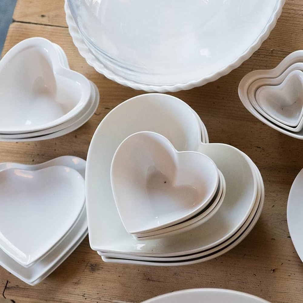 Набір тарілок HEART La Porcellana Bianca CUPIDO, порцеляна, 17 х 17 см, 2 пр.