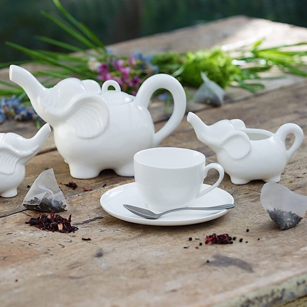 Чайник заварочний La Porcellana Bianca ELEFANTI, порцеляна, 750 мл