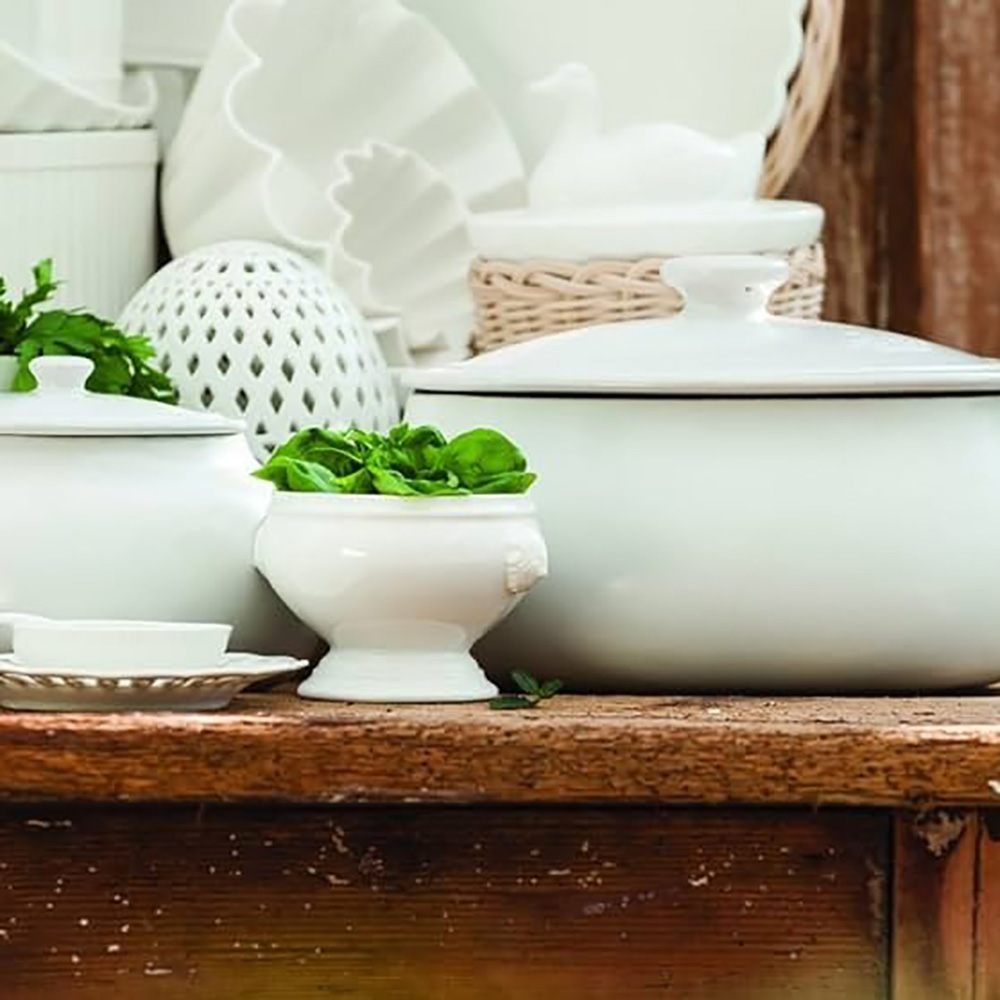 Чаша супова з кришкою LION La Porcellana Bianca CHIMERA, порцеляна, діам. 11 см, 365 мл