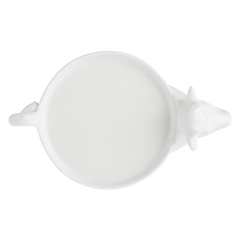 Тарілка сервірувальна La Porcellana Bianca FATTORIA, "корова", порцеляна, діам. 16 см