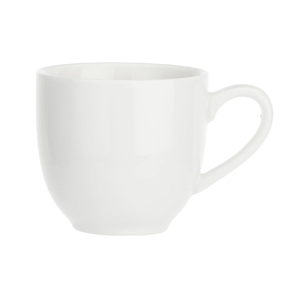 Чашка для кофе с блюдцем La Porcellana Bianca MOMENTI, фарфор, 85 мл