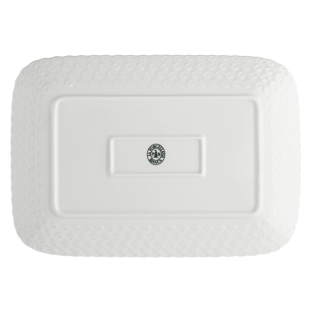 Поднос прямоугольный La Porcellana Bianca MOMENTI, фарфор, 27 х 19 см