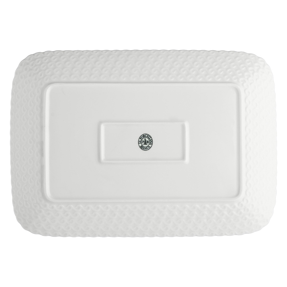 Поднос прямоугольный La Porcellana Bianca MOMENTI, фарфор, 31 х 22 см