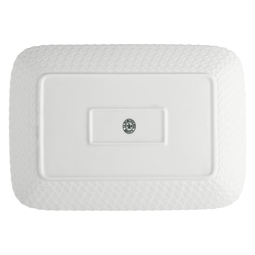 Поднос прямоугольный La Porcellana Bianca MOMENTI, фарфор, 35 х 26 см