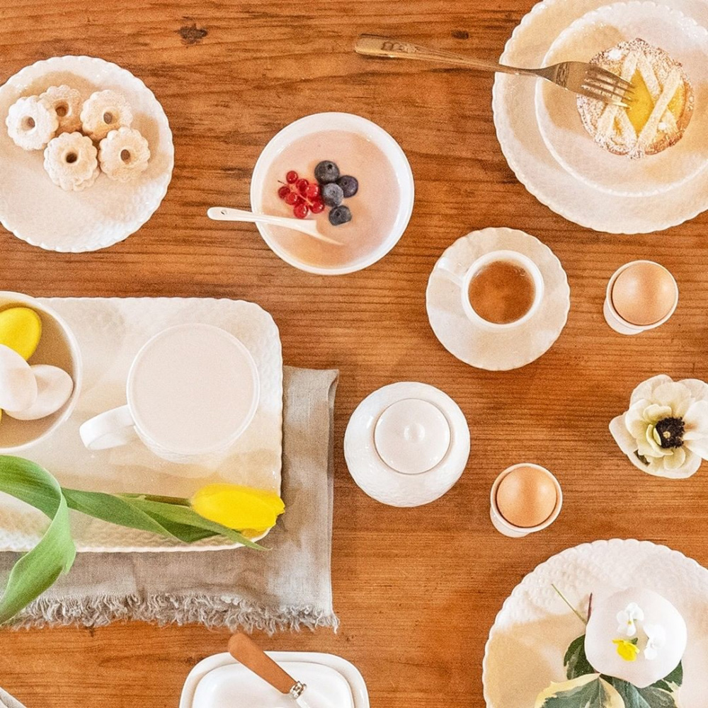 Поднос прямоугольный La Porcellana Bianca MOMENTI, фарфор, 35 х 26 см