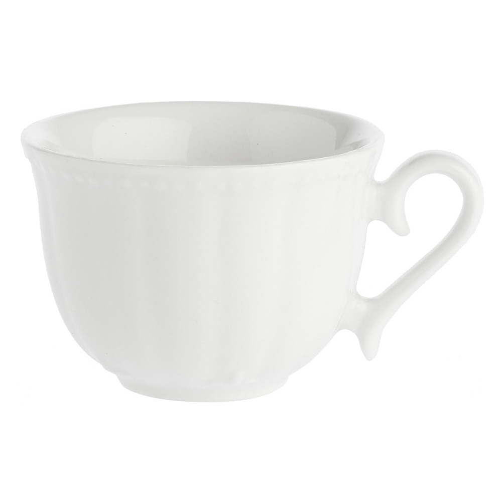 Чашка для кофе с блюдцем La Porcellana Bianca DUCALE, фарфор, 80 мл