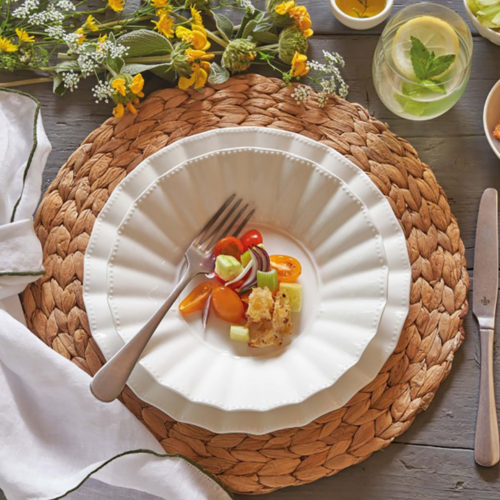 Блюдо сервировочное круглое La Porcellana Bianca DUCALE, фарфор, диам. 34 см