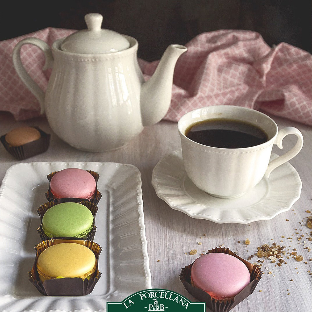 Блюдо сервировочное прямоугольное La Porcellana Bianca DUCALE, фарфор, 20 х 13 см