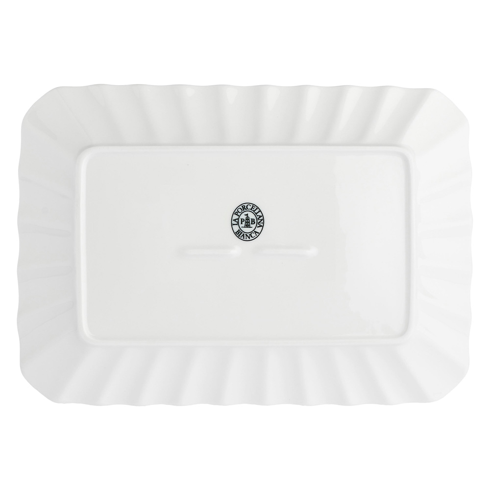 Поднос прямоугольный La Porcellana Bianca DUCALE, фарфор, 27 х 19 см