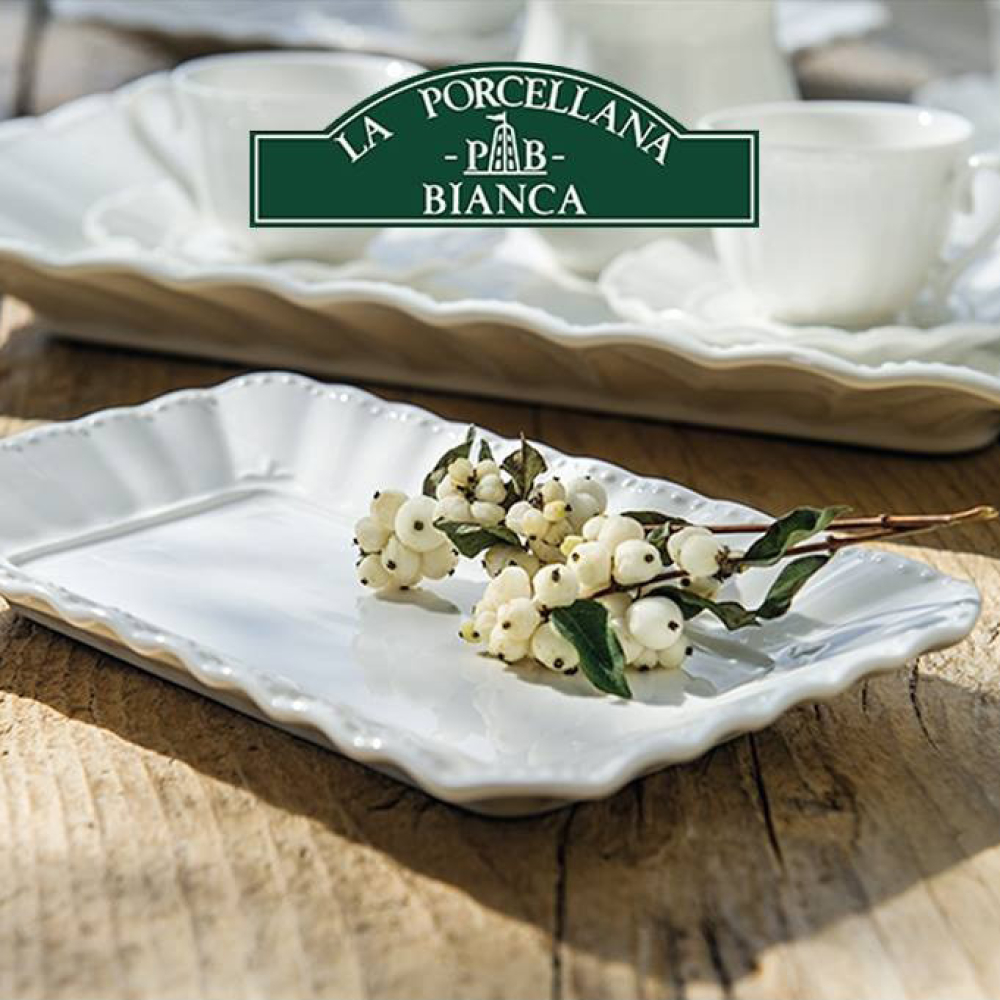 Поднос прямоугольный La Porcellana Bianca DUCALE, фарфор, 35 х 26 см