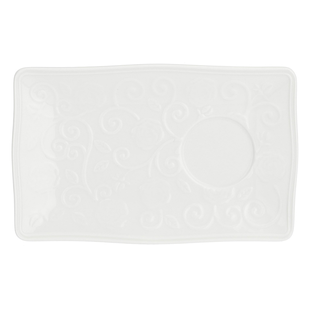 Чашка для кофе с блюдцем La Porcellana Bianca FLORENTINA, фарфор, 90 мл