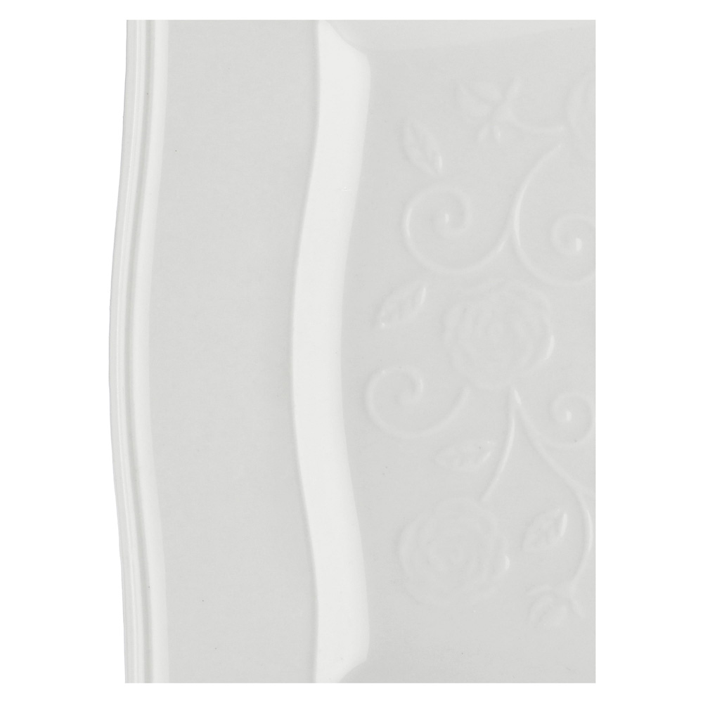 Тарілка квадратна La Porcellana Bianca FLORENTINA, порцеляна, 20 х 20 см