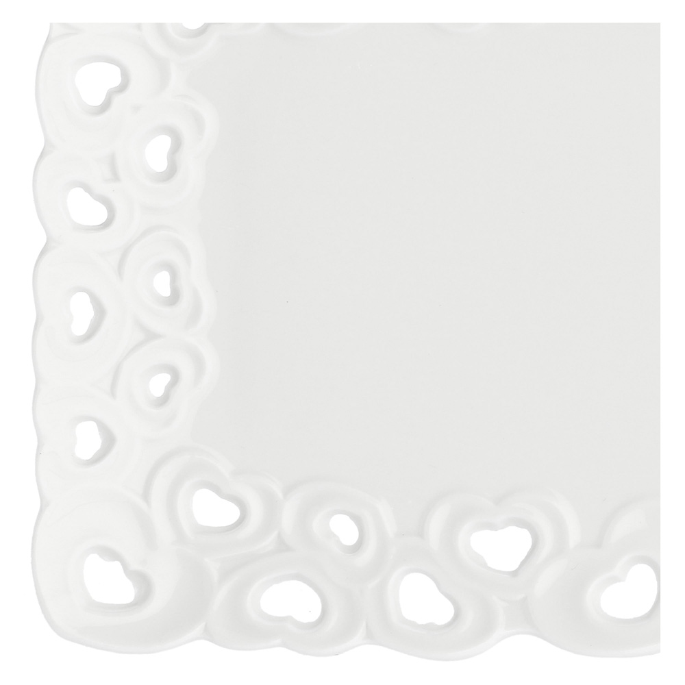 Поднос прямоугольный La Porcellana Bianca VALENTINO, фарфор, 20 х 13 см