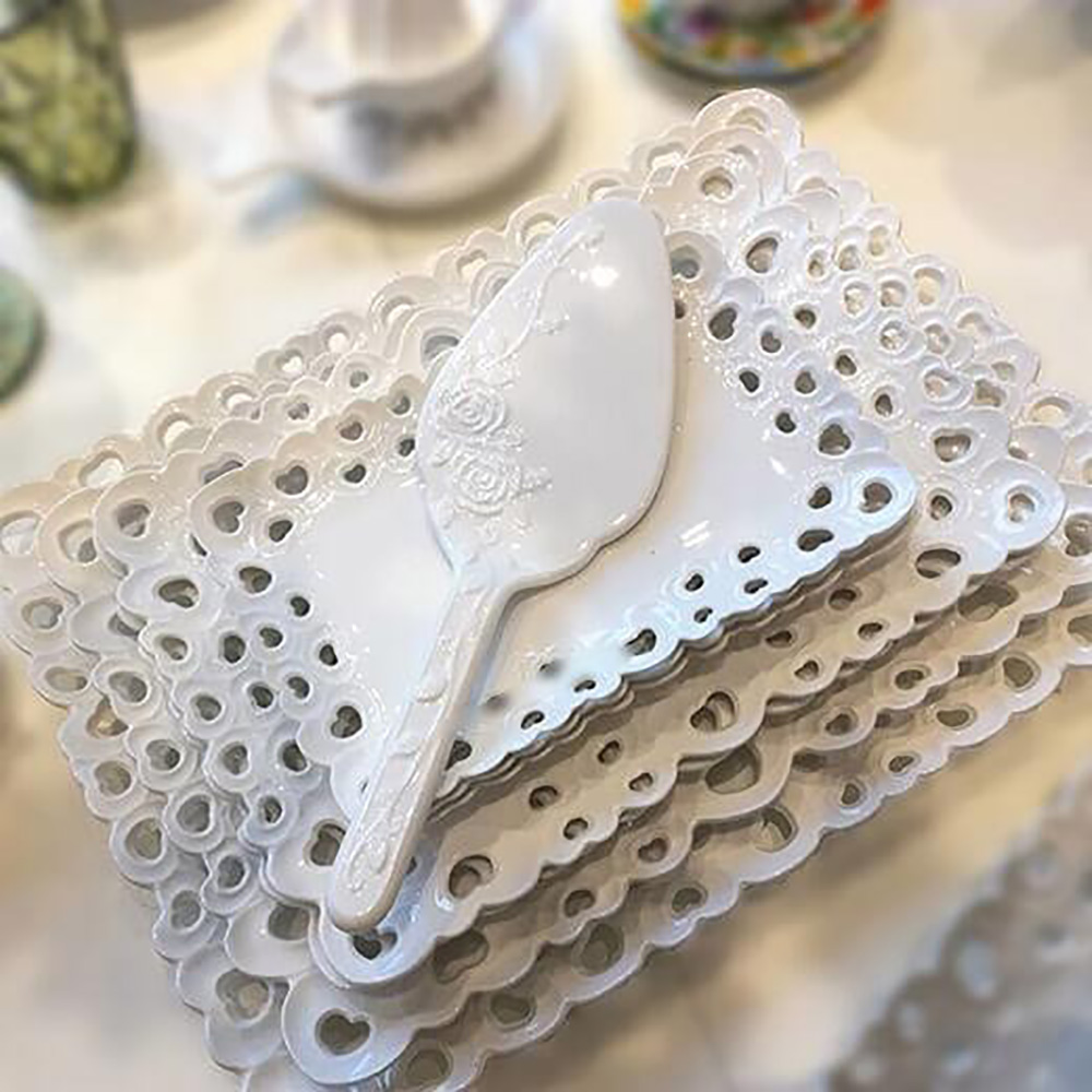 Поднос прямоугольный La Porcellana Bianca VALENTINO, фарфор, 35 х 26 см