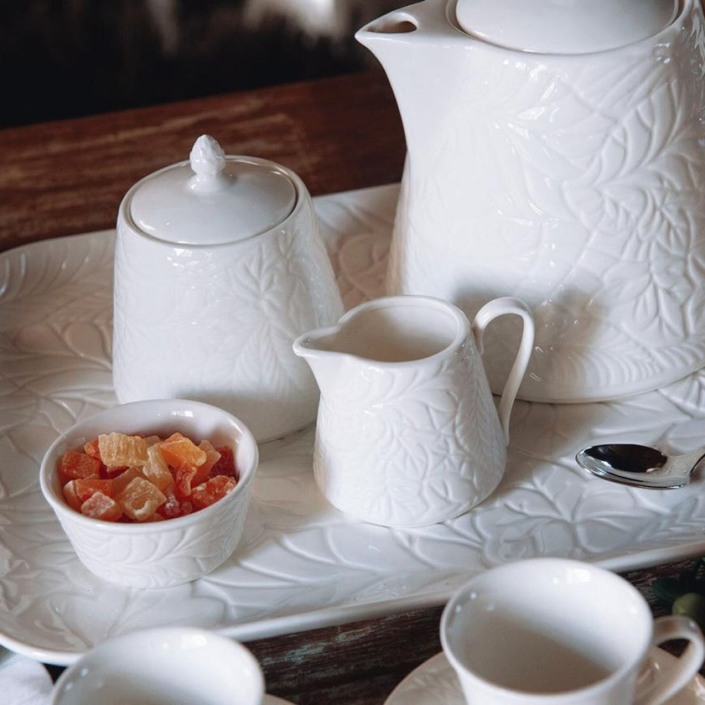 Поднос сервировочный La Porcellana Bianca BOSCO, фарфор, 20 х 15 см