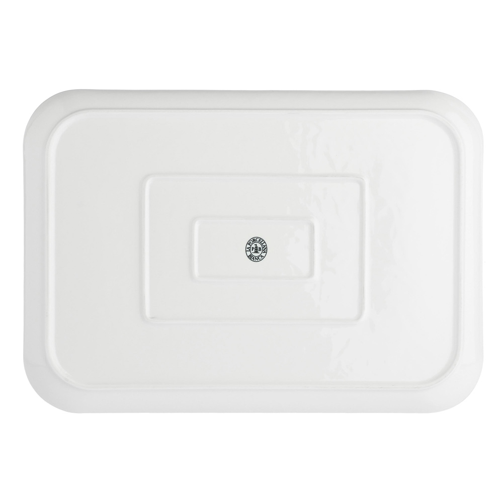 Поднос сервировочный La Porcellana Bianca BOSCO, фарфор, 34,5 х 25 см