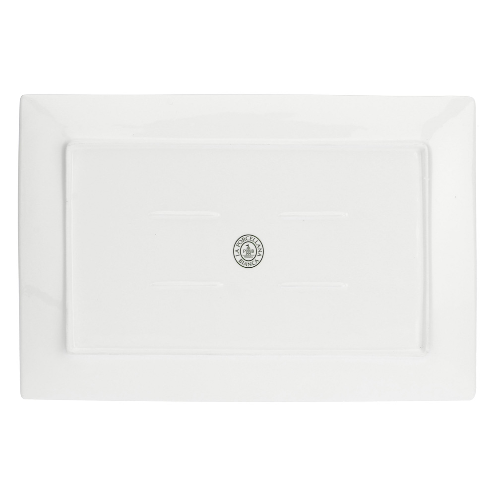 Поднос сервировочный La Porcellana Bianca ESSENZIALE GOURMET, фарфор, 35 х 23 см