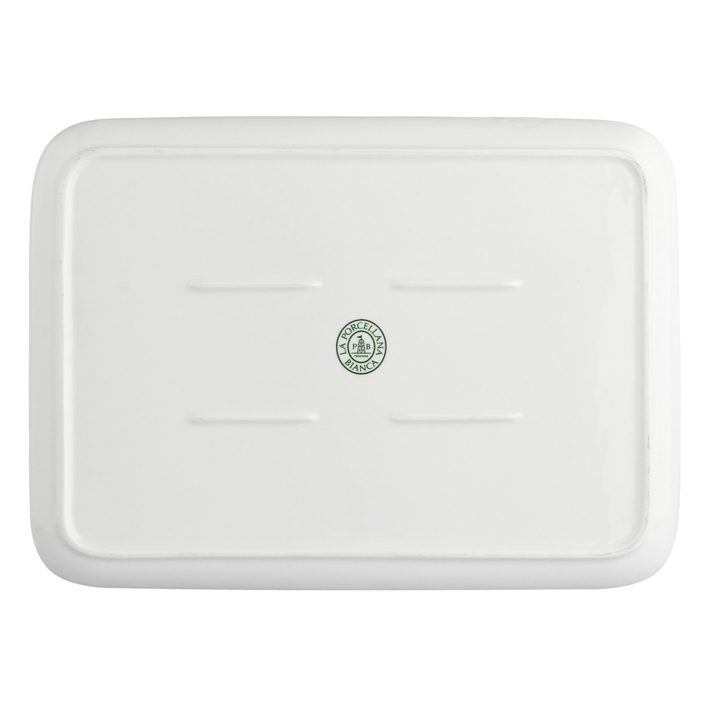 Блюдо сервировочное La Porcellana Bianca ESSENZIALE NEW AGE, фарфор, 30 х 22 х 2,1 см