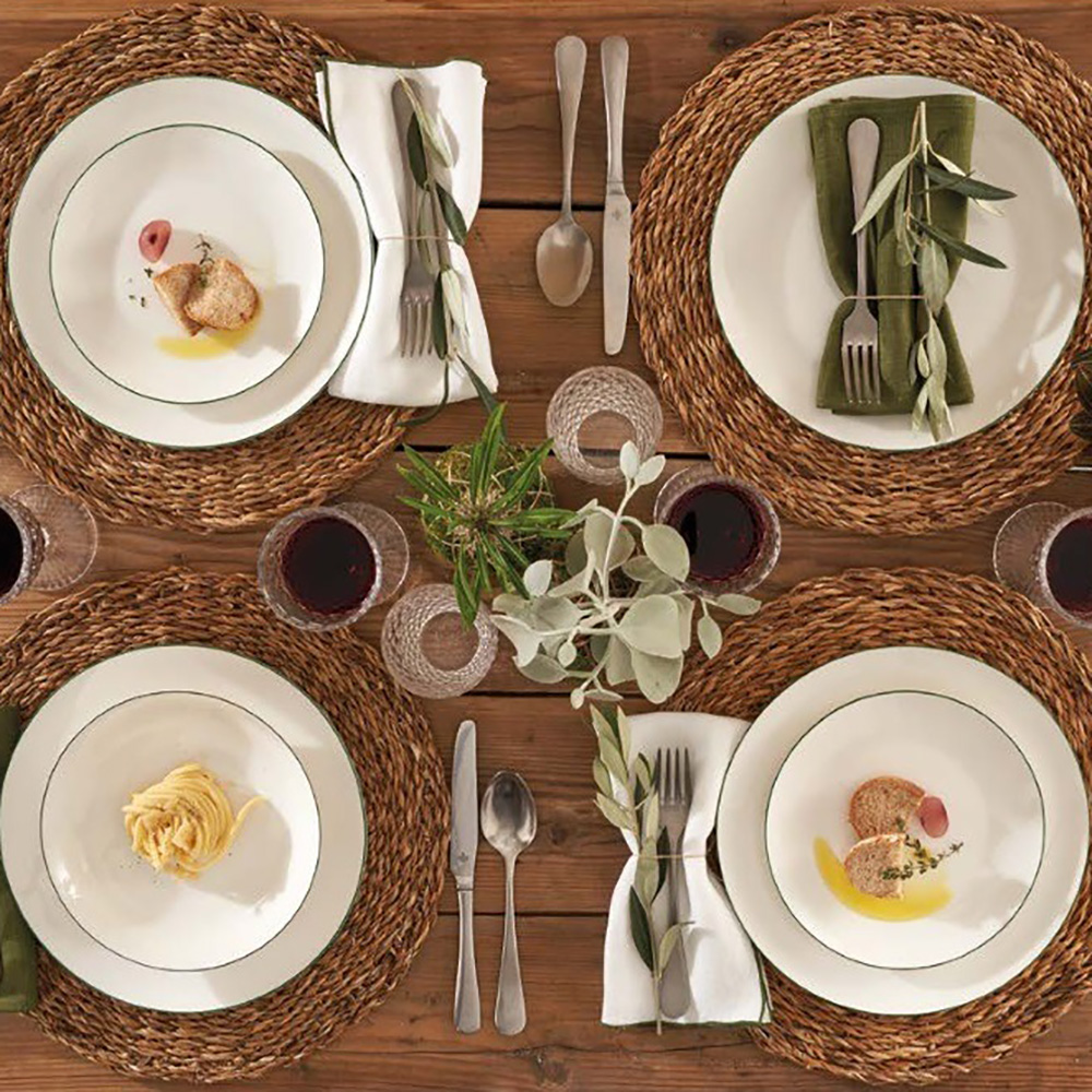 Тарілка супова La Porcellana Bianca DINTORNO, порцеляна, діам. 20 см