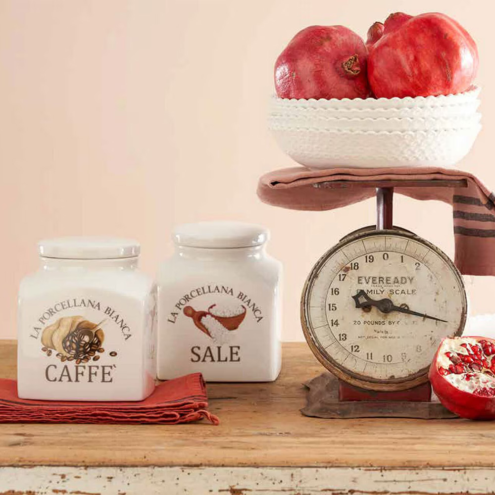 Банка для соли La Porcellana Bianca CONSERVA, фарфор, 1,1 л