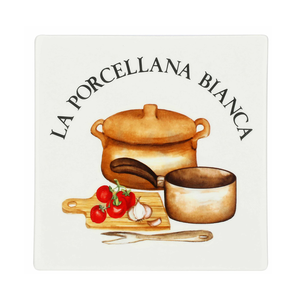 Підставка під гаряче La Porcellana Bianca CONSERVA, порцеляна, 18 х 18 см