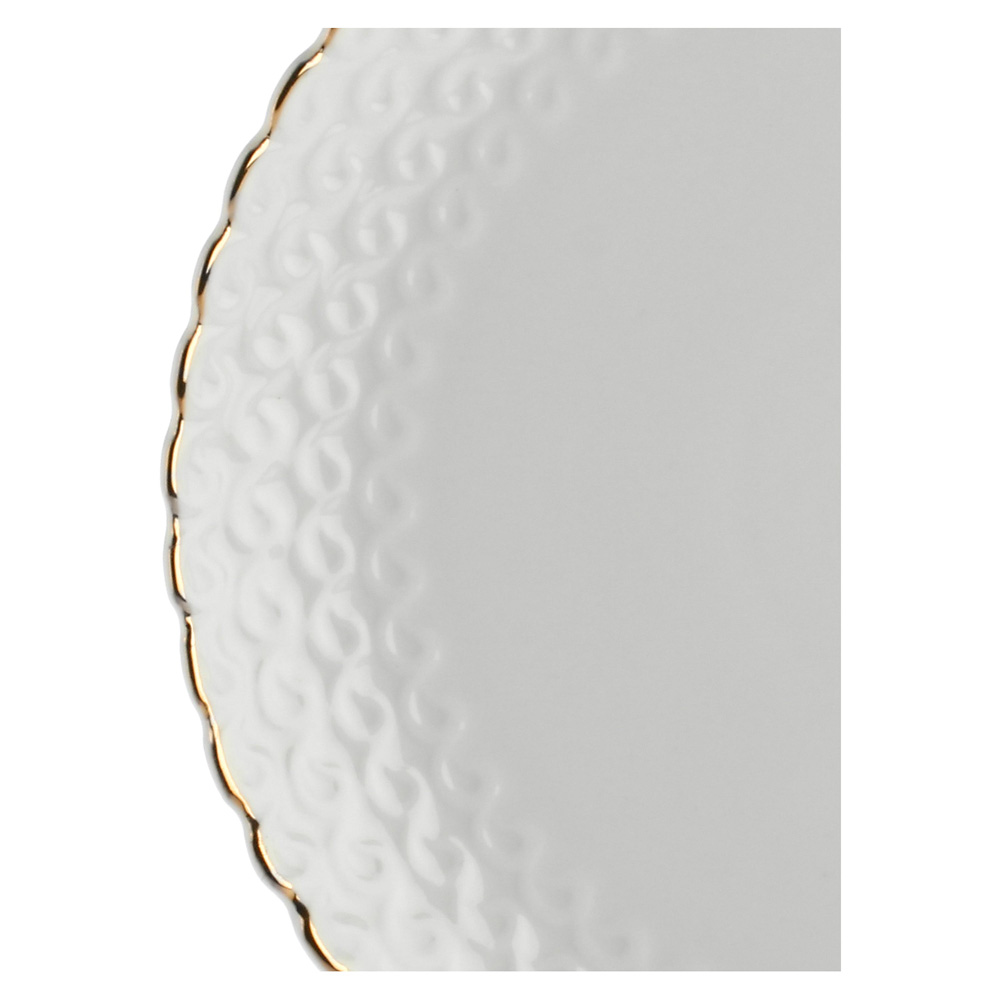 Набор тарелок для десерта La Porcellana Bianca MOMENTI ORO, фарфор, диам. 18 см, 2 пр.