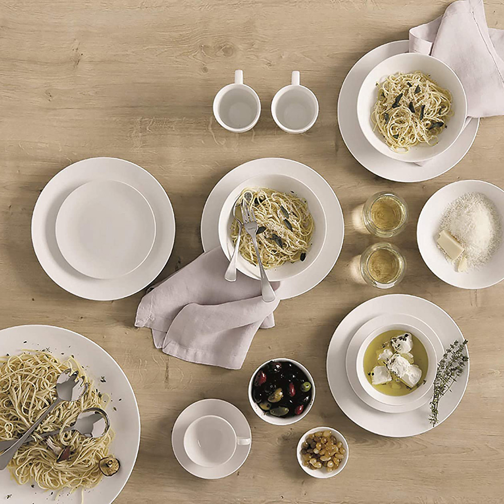 Чашка для еспресо з блюдцем Maxwell & Williams WHITE BASICS ROUND порцелянова, 100 мл