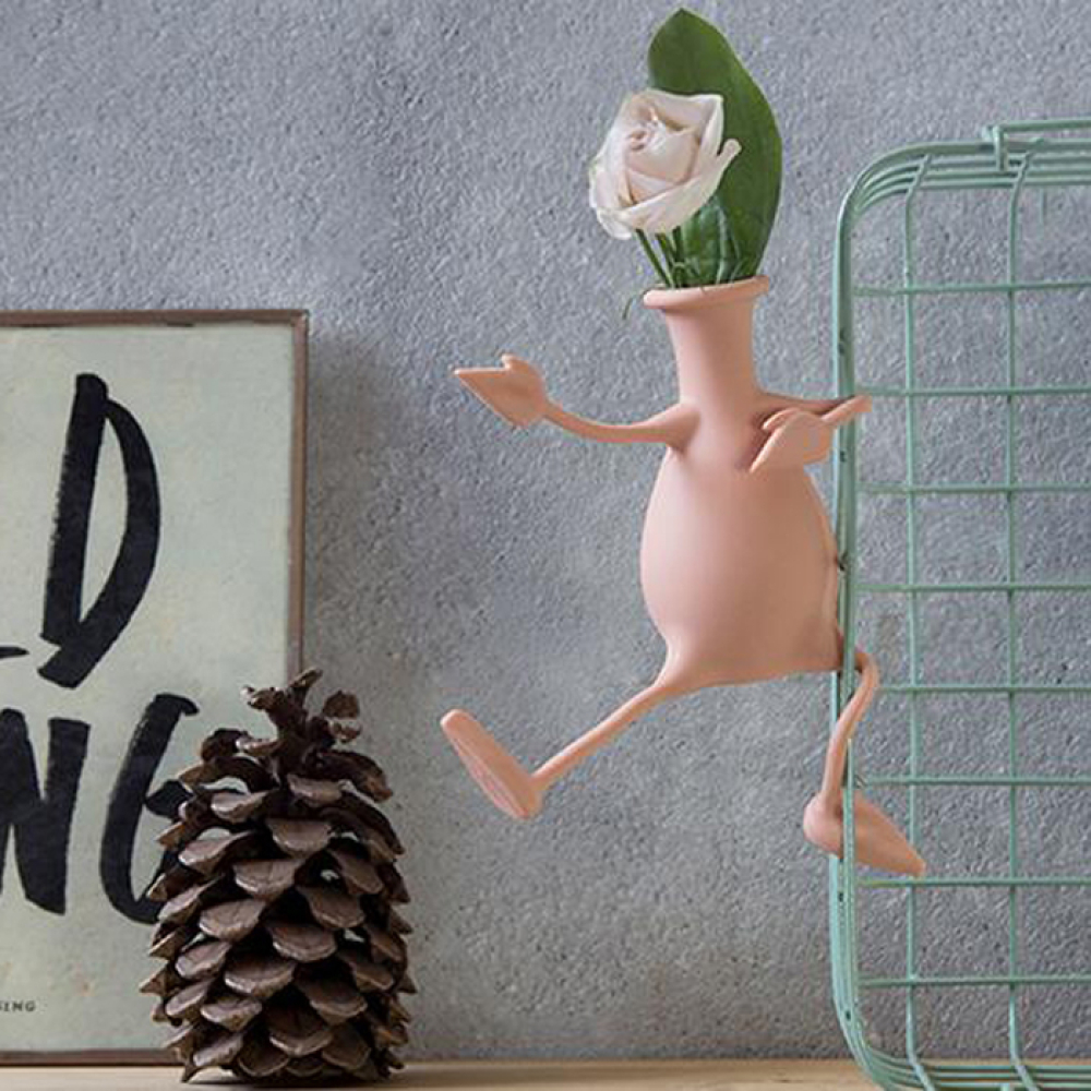 Ваза Peleg Design Florino, светло-розовая