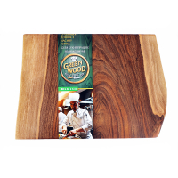 Дошка обробна Green Wood Chef, прямокутна, горіх, 30 х 40 х 4 см