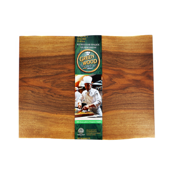 Доска разделочная Green Wood Chef, прямоугольная, орех, 35 х 50 х 4 см