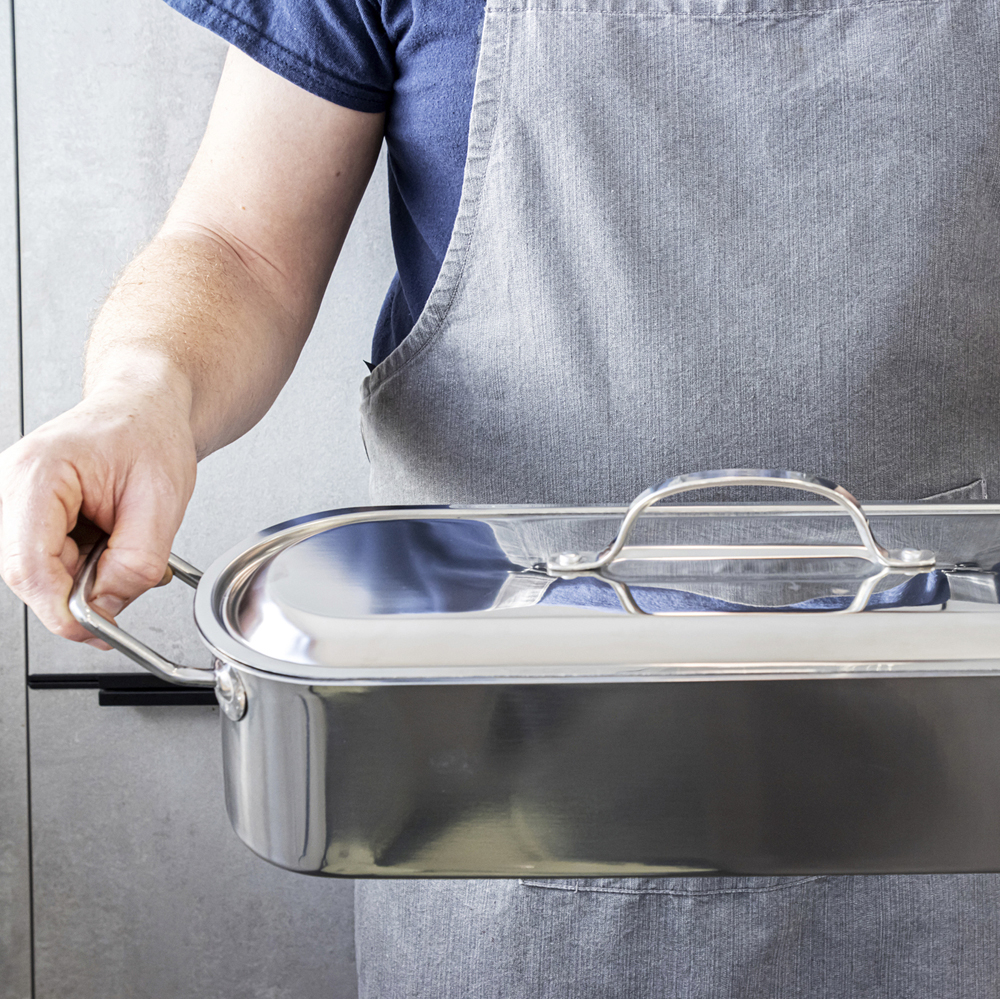 Форма с крышкой для приготовления рыбы Kitchen Craft, 45 см