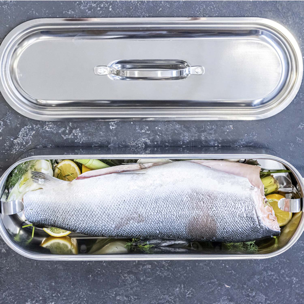 Форма с крышкой для приготовления рыбы Kitchen Craft, 45 см