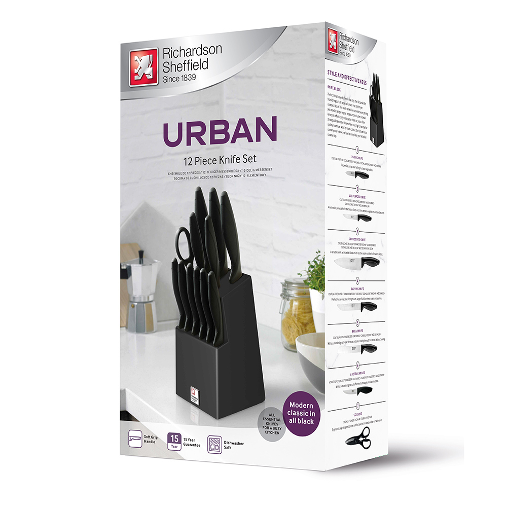 Набор ножей Richardson Sheffield URBAN, 12 пр.
