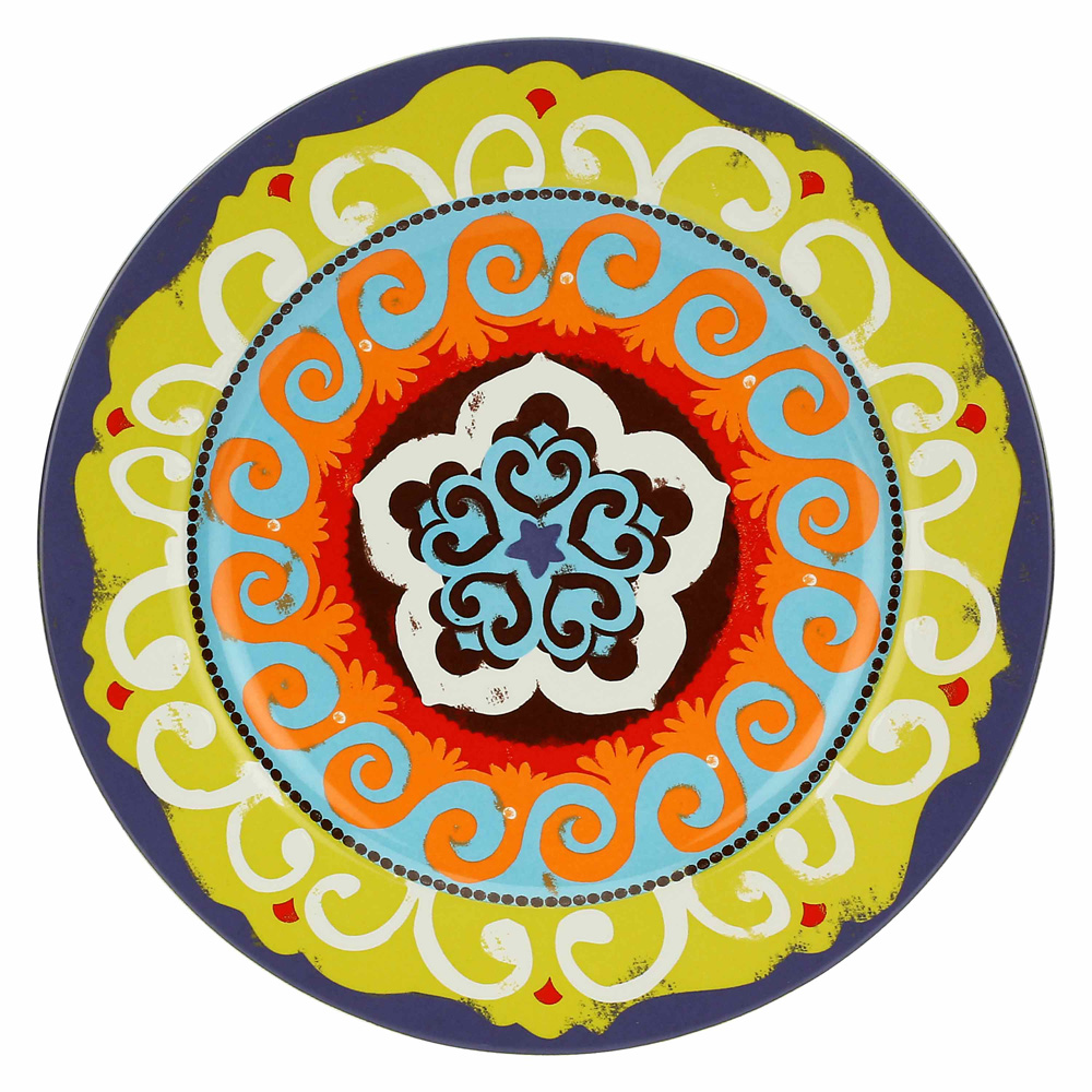 Набір тарілок обідніх Rose&Tulipani Milano NADOR, кераміка, діам. 27 см, 6 шт.