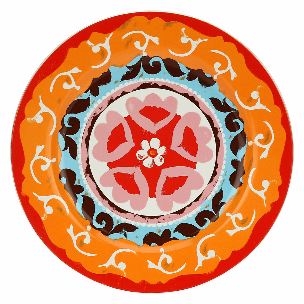 Набір тарілок обідніх Rose&Tulipani Milano NADOR, кераміка, діам. 27 см, 6 шт.