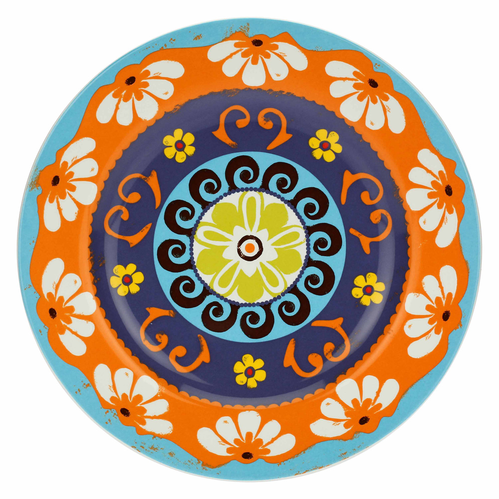 Набір тарілок для десерту Rose&Tulipani Milano NADOR, кераміка, діам. 20,5 см, 6 шт.