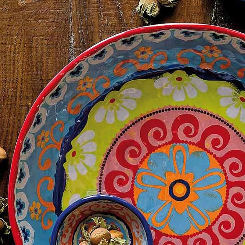 Набір тарілок для десерту Rose&Tulipani Milano NADOR, кераміка, діам. 20,5 см, 6 шт.