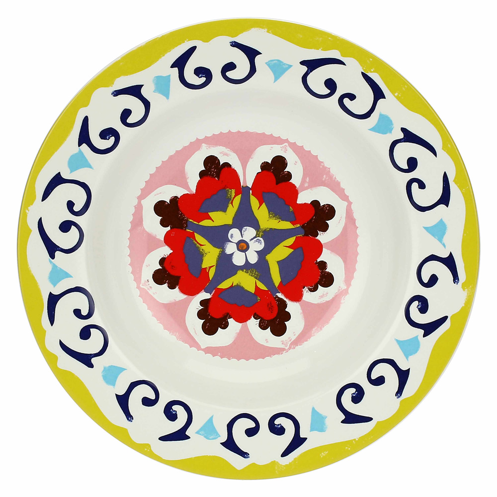 Набор тарелок для супа Rose&Tulipani Milano NADOR, керамика, диам. 23 см, 6 шт.