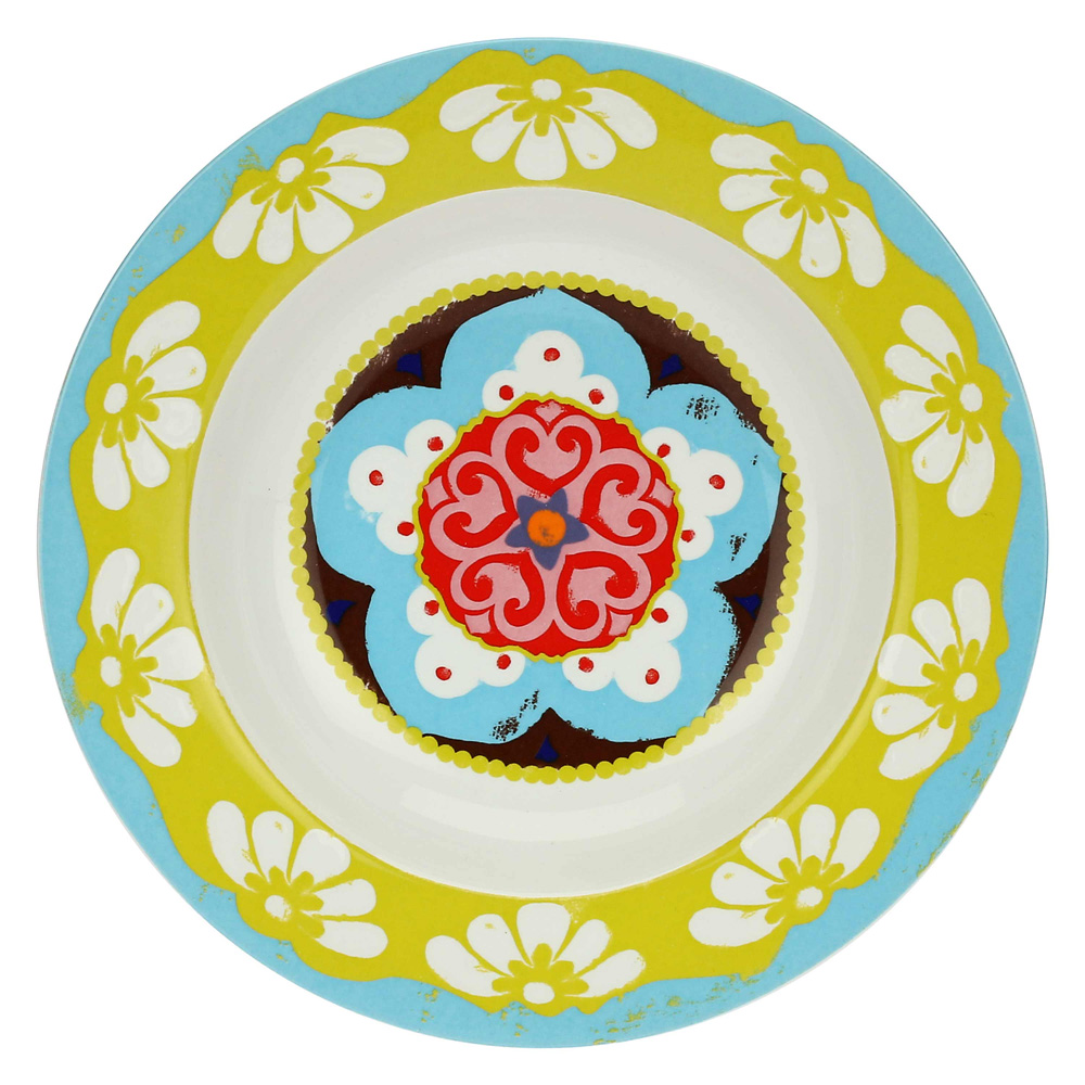 Набор тарелок для супа Rose&Tulipani Milano NADOR, керамика, диам. 23 см, 6 шт.