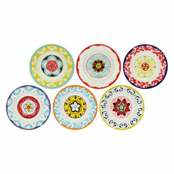 Набір тарілок для супу Rose&Tulipani Milano NADOR, кераміка, діам. 23 см, 6 шт.