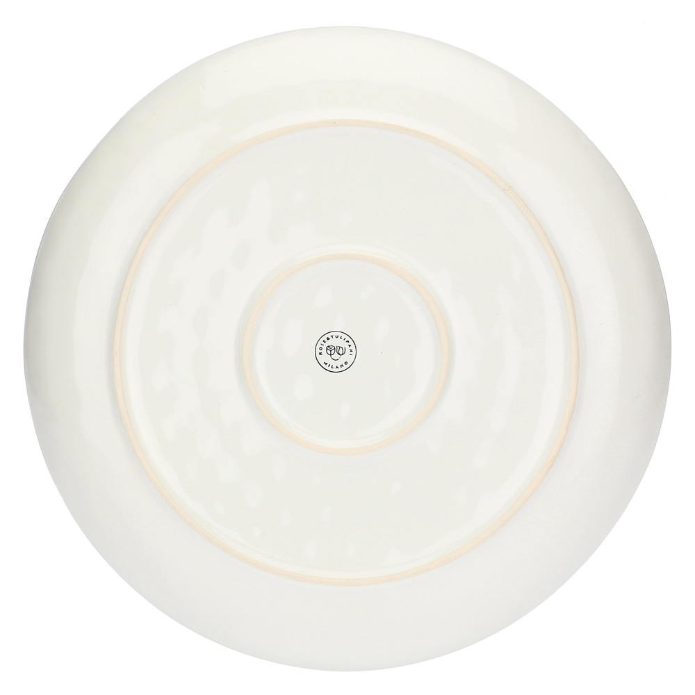 Блюдо сервірувальне кругле Rose&Tulipani Milano CONCERTO AVORIO, керамограніт, кремовий, діам. 32 см