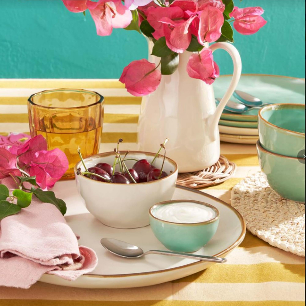 Мисочка Rose&Tulipani Milano CONCERTO AVORIO, керамогранит, кремовый, диам. 7 см