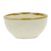 Мисочка Rose&Tulipani Milano CONCERTO AVORIO, керамогранит, кремовый, диам. 7 см