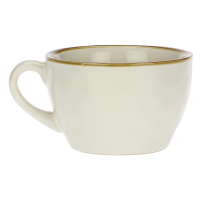 Чашка для чая Rose&Tulipani Milano CONCERTO AVORIO, керамогранит, кремовый, 420 мл