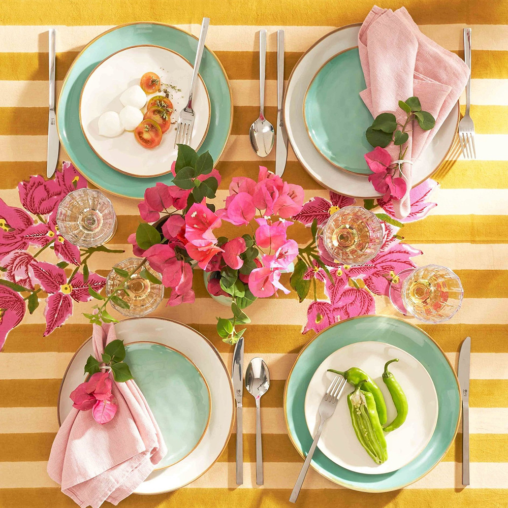 Блюдо сервірувальне кругле Rose&Tulipani Milano CONCERTO AVORIO, керамограніт, кремовий, діам. 30 см