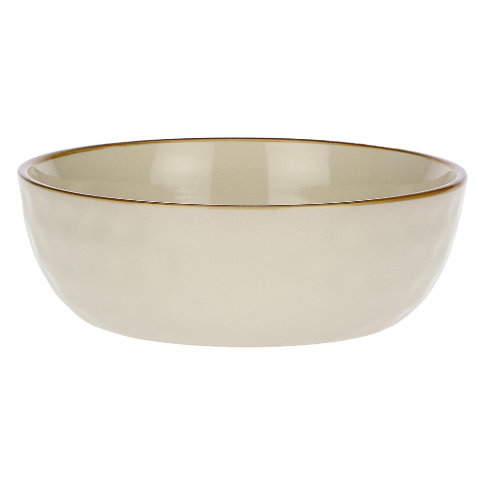 Миска для салату Rose&Tulipani Milano CONCERTO AVORIO, керамограніт, кремовий, діам. 20 см