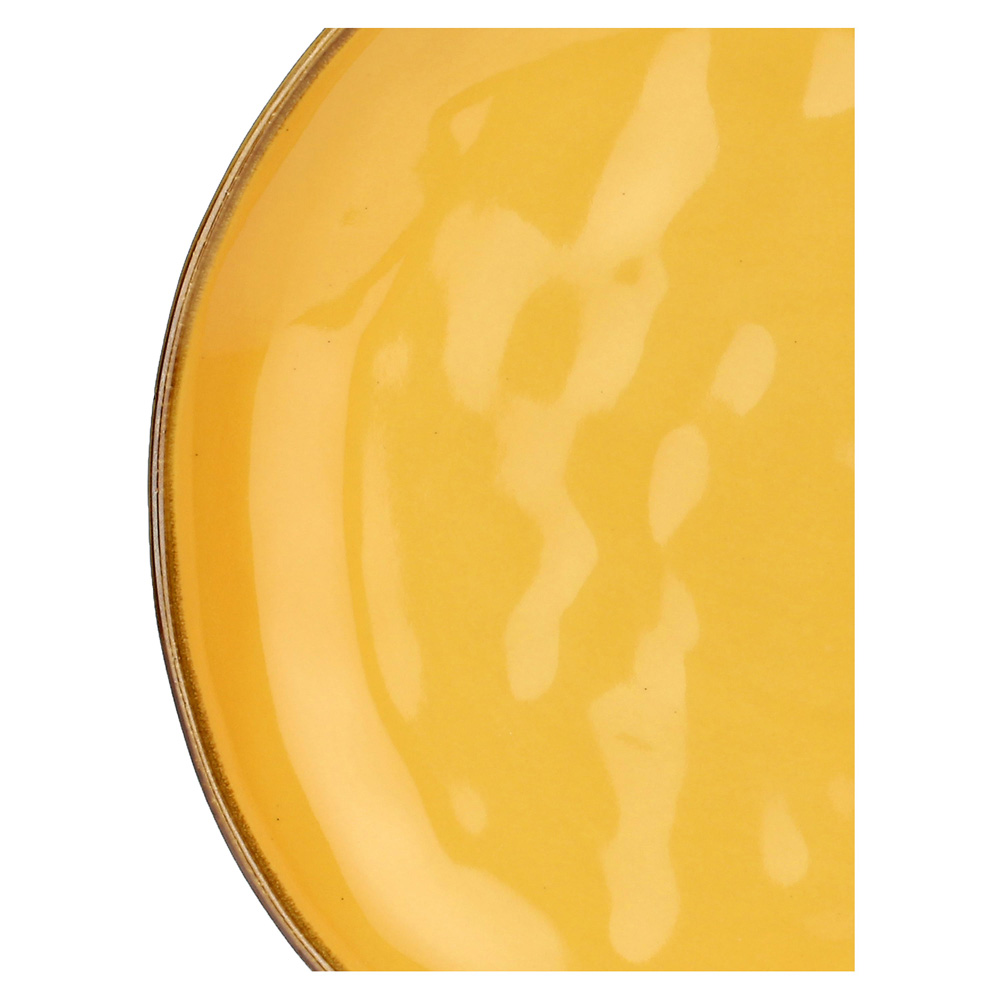 Тарілка обідня Rose&Tulipani Milano CONCERTO OCRA, керамограніт, охра, діам. 27 см